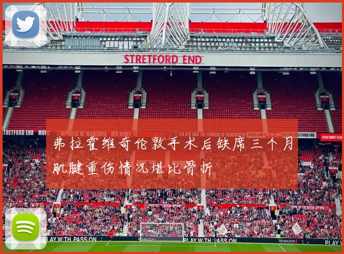 弗拉霍维奇伦敦手术后缺席三个月肌腱重伤情况堪比骨折