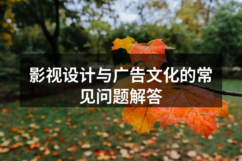 影视设计与广告文化的结合